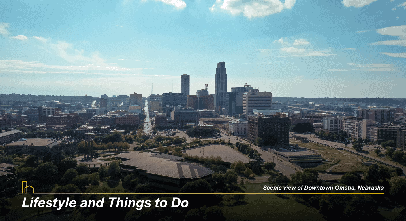 6 Scenic view of Downtown Omaha Nebraska