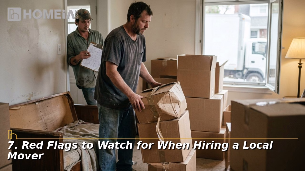 Red Flags to Watch for When Hiring a Local Mover