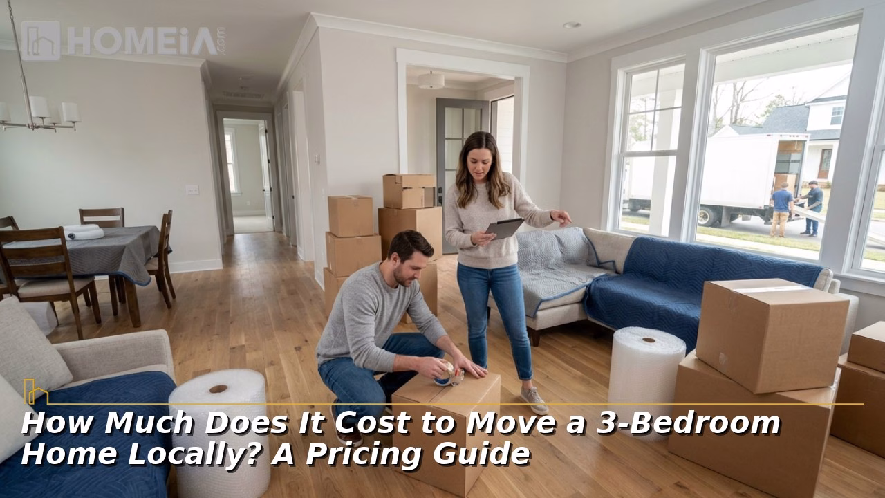 How Much Does It Cost to Move a 3-Bedroom Home Locally A Pricing Guide