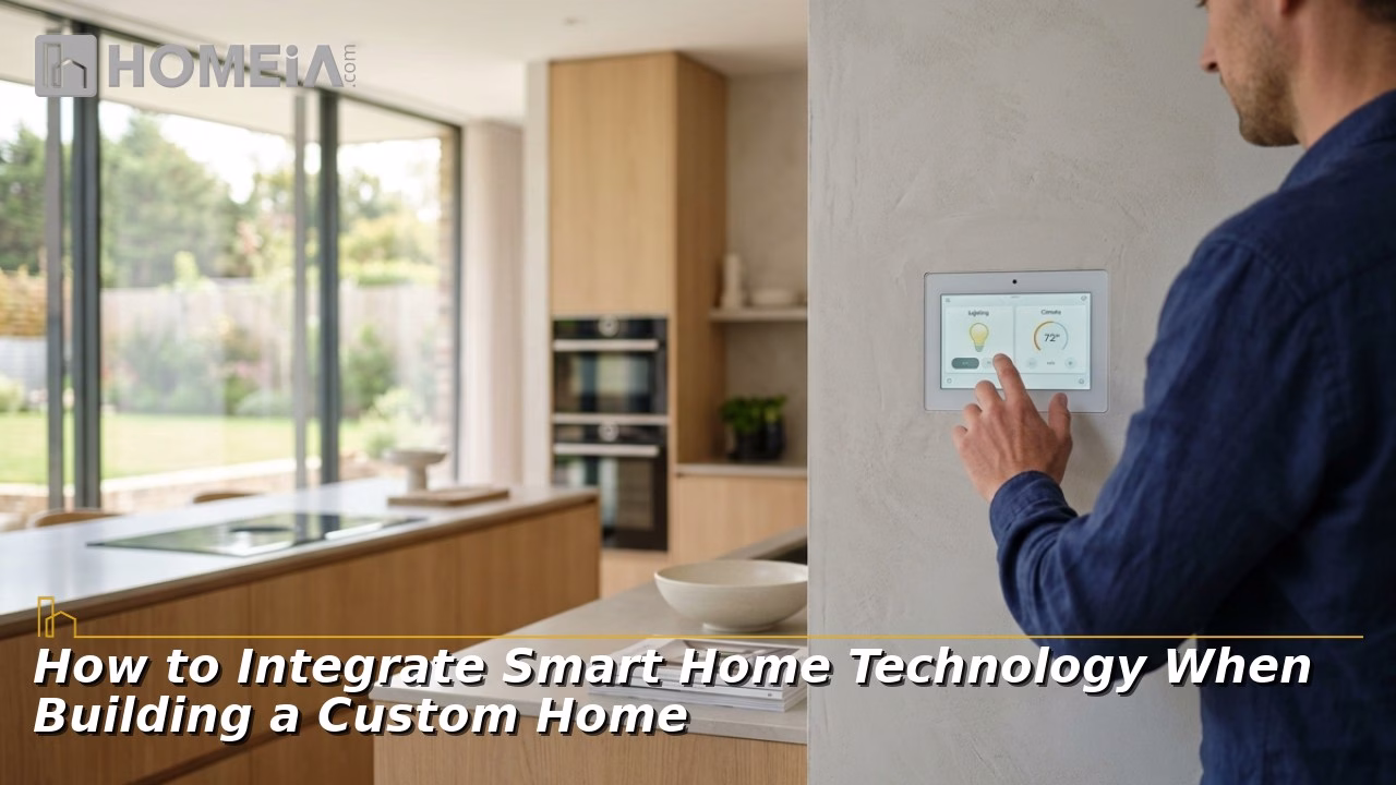 How to Integrate Smart Home Technology When Building a Custom Home