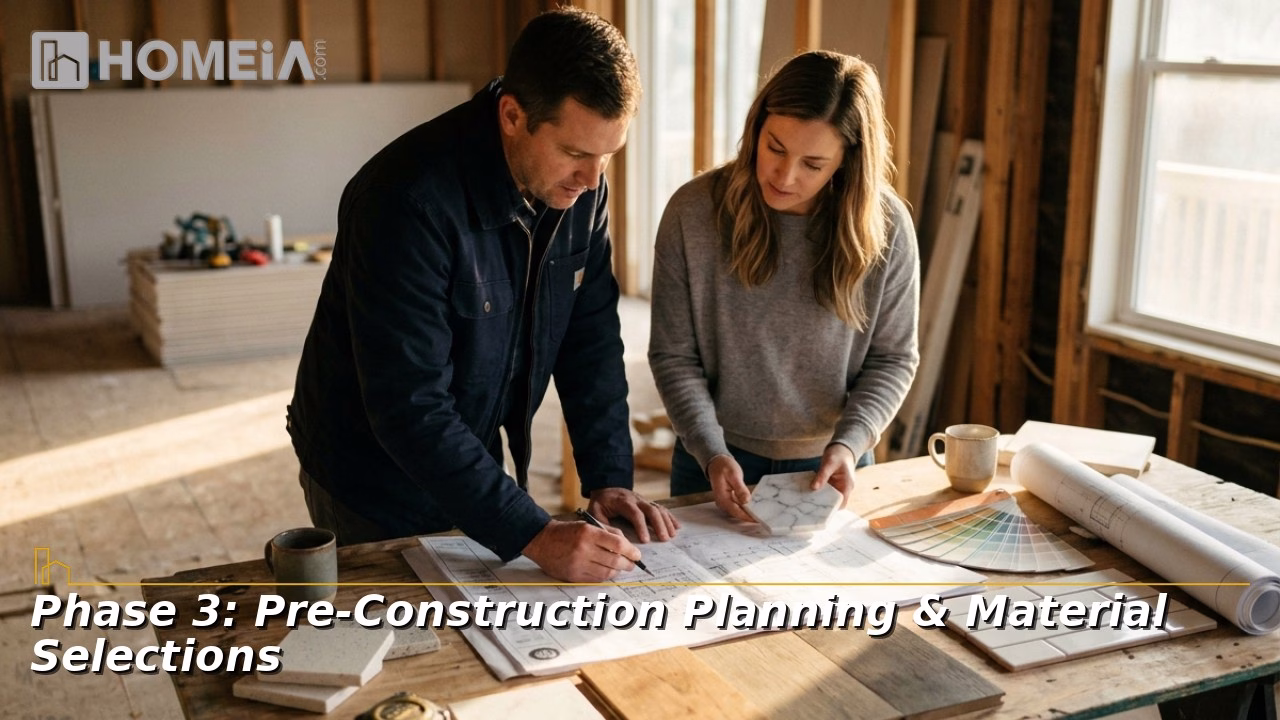 Phase 3: Pre-Construction Planning & Material Selections