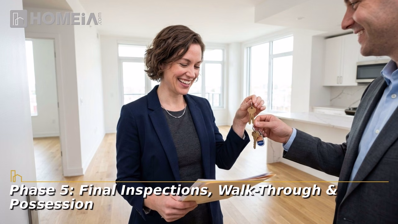 Phase 5: Final Inspections, Walk-Through & Possession