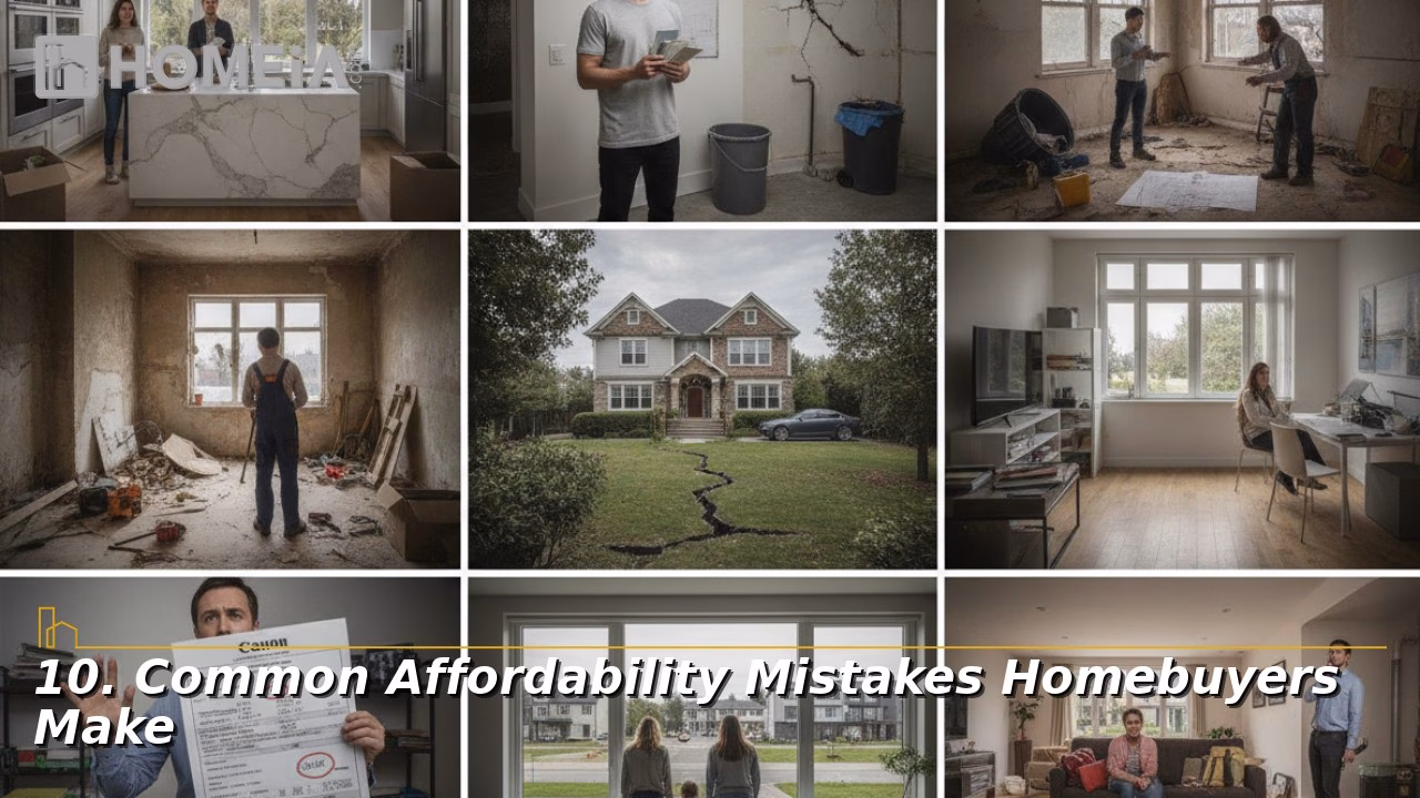 Common Affordability Mistakes Homebuyers Make