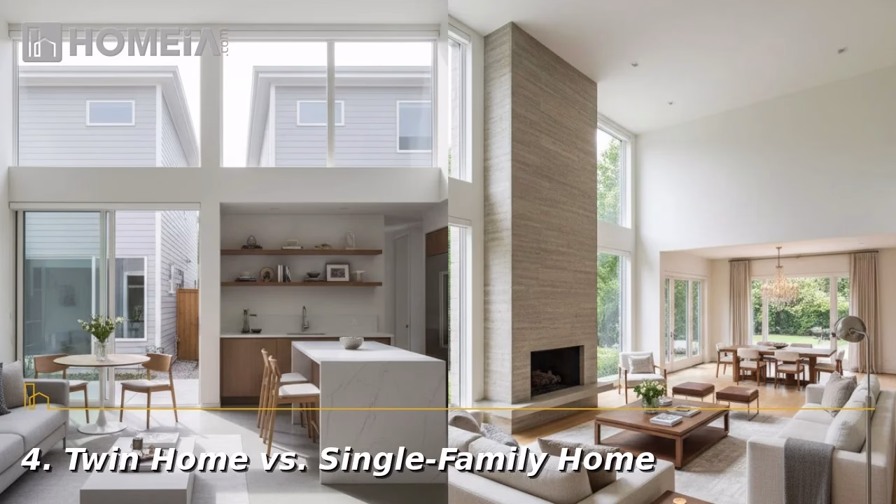 Twin Home vs. Single-Family Home