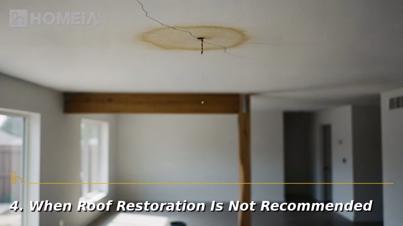 4. When Roof Restoration Is Not Recommended