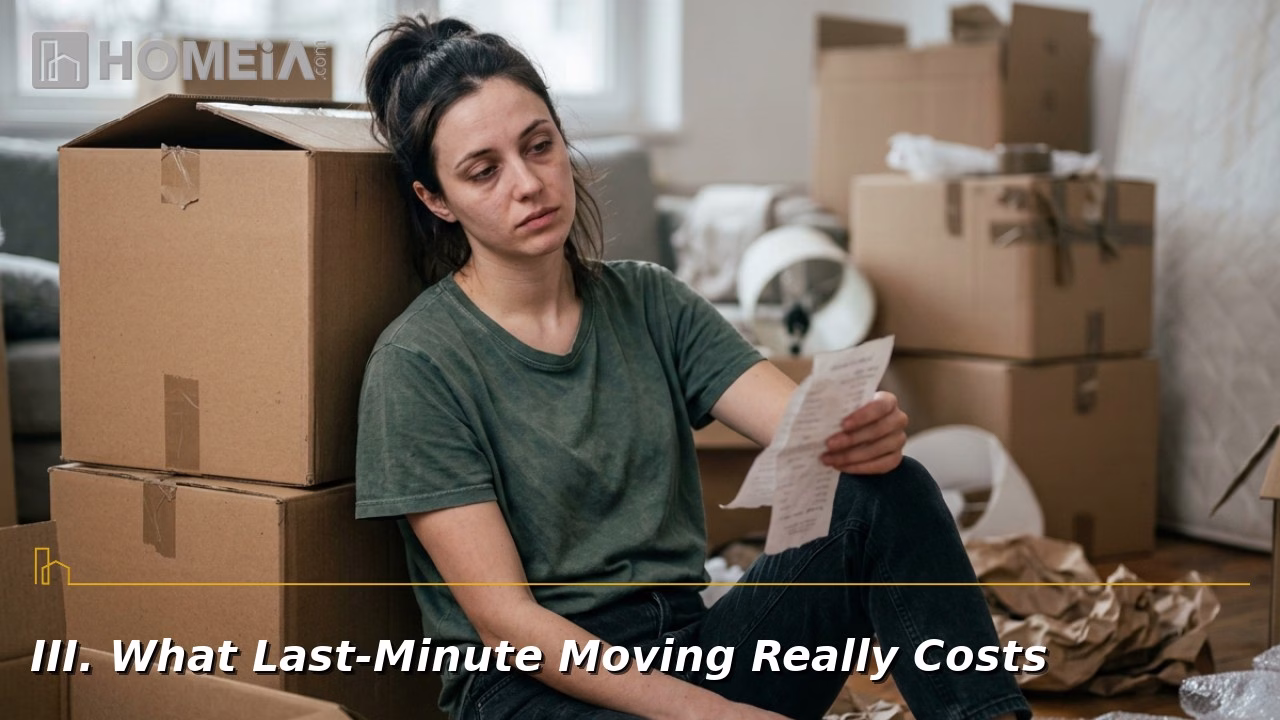 What Last-Minute Moving Really Costs