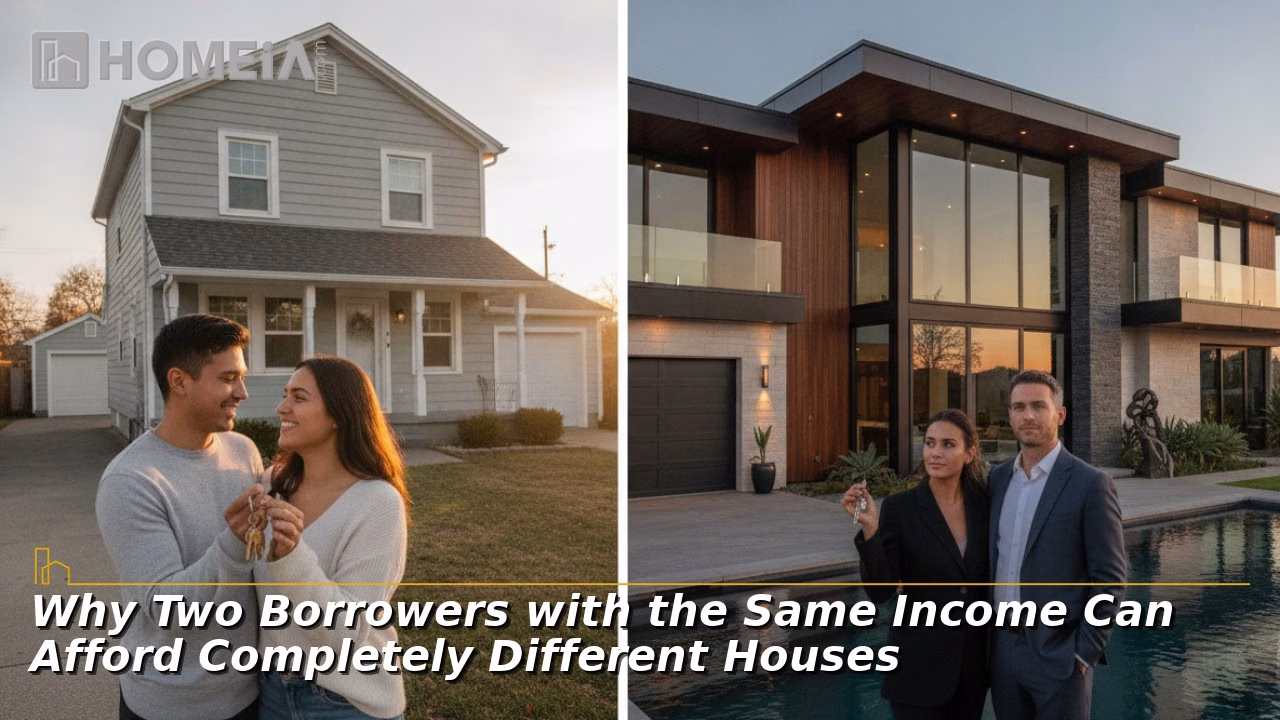 Why Two Borrowers with the Same Income Can Afford Completely Different Houses