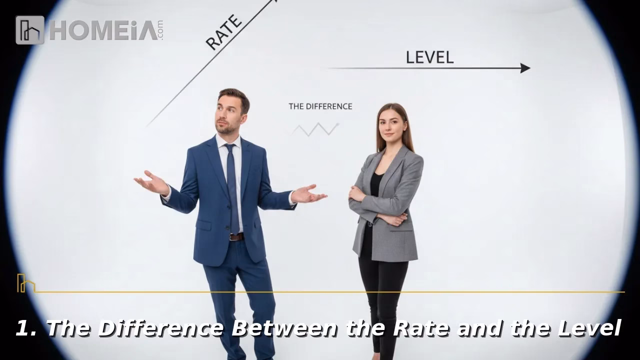 The Difference Between the Rate and the Level