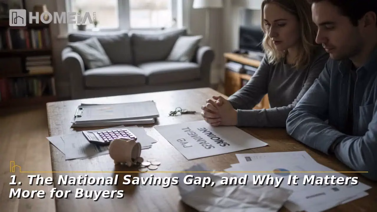 The National Savings Gap, and Why It Matters More for Buyers