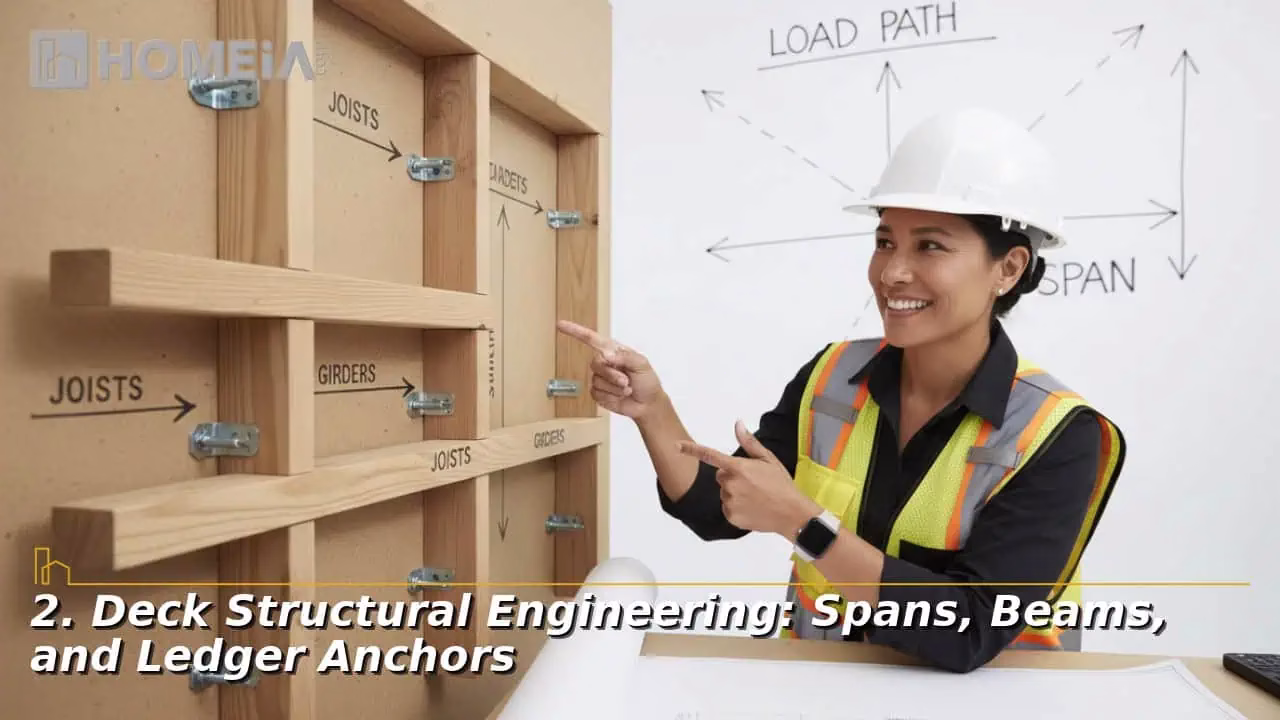 Deck Structural Engineering: Spans, Beams, and Ledger Anchors