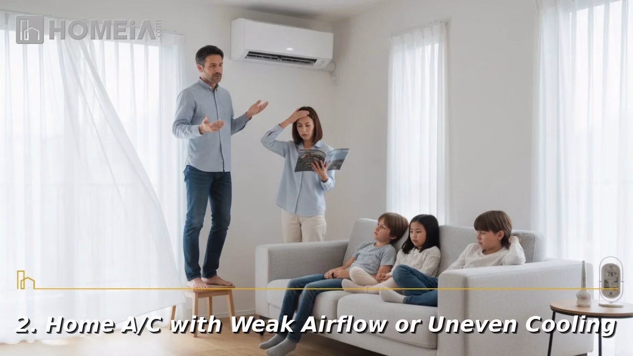 Weak Airflow or Uneven Cooling