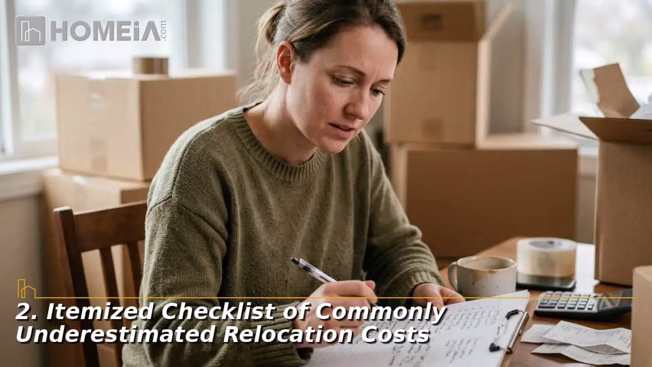 Itemized Checklist of Commonly Underestimated Relocation Costs
