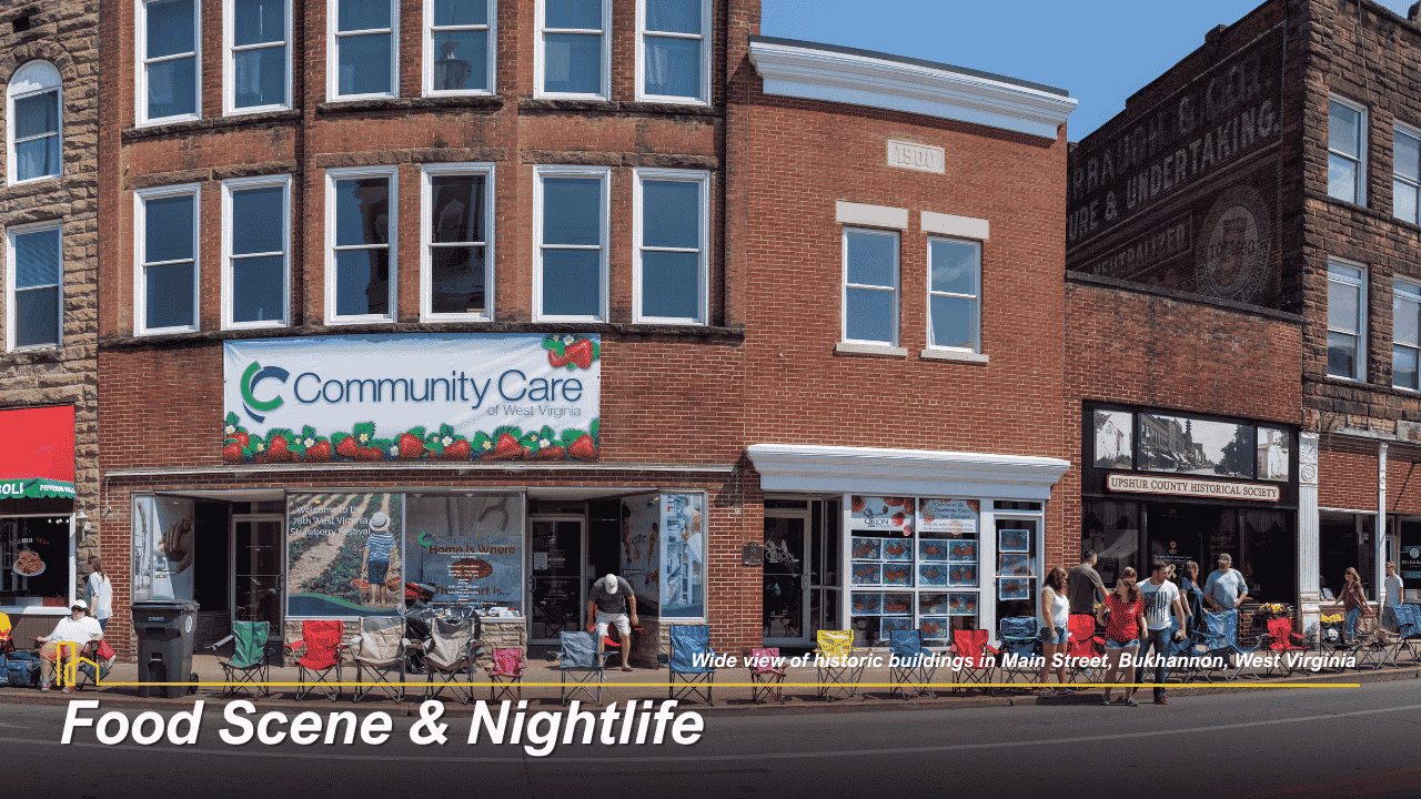 Food Scene & Nightlife in WV