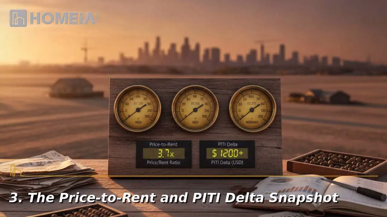 The Price-to-Rent and PITI Delta Snapshot