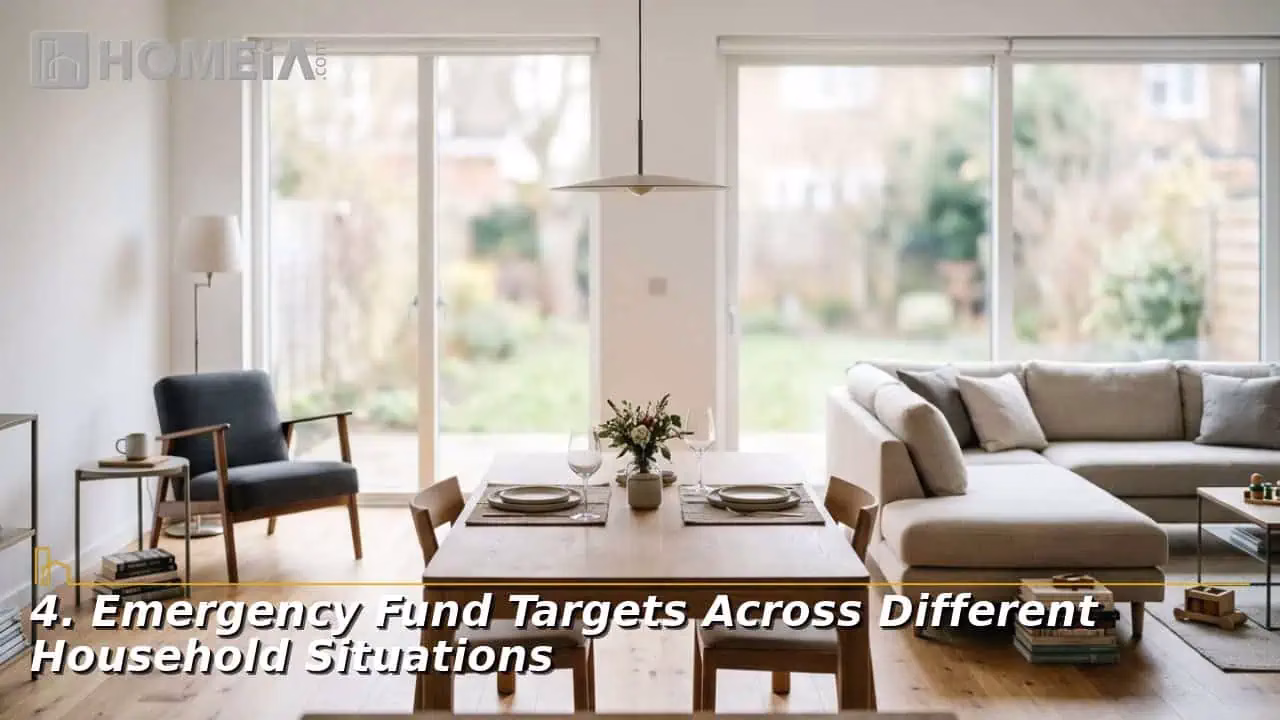 Emergency Fund Targets Across Different Household Situations