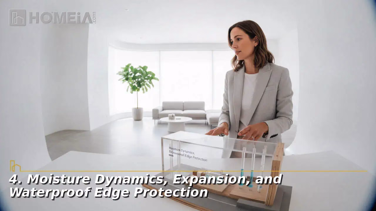 Moisture Dynamics, Expansion, and Waterproof Edge Protection