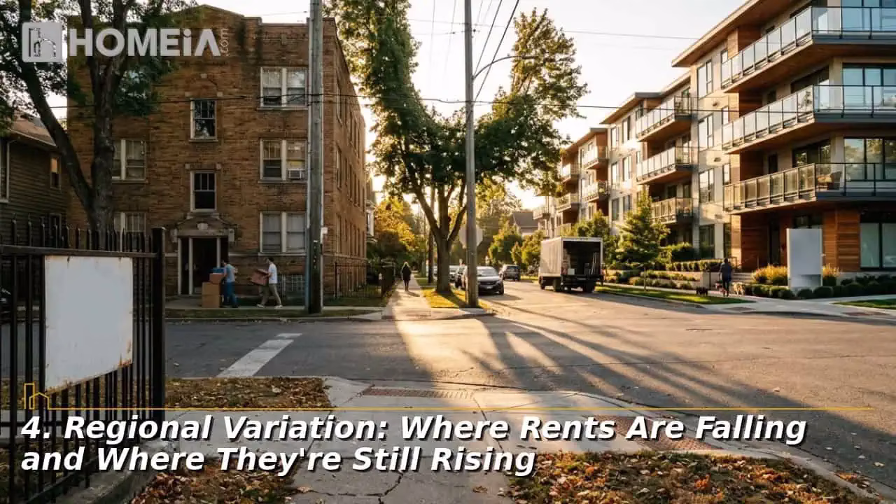 Regional Variation: Where Rents Are Falling and Where They're Still Rising
