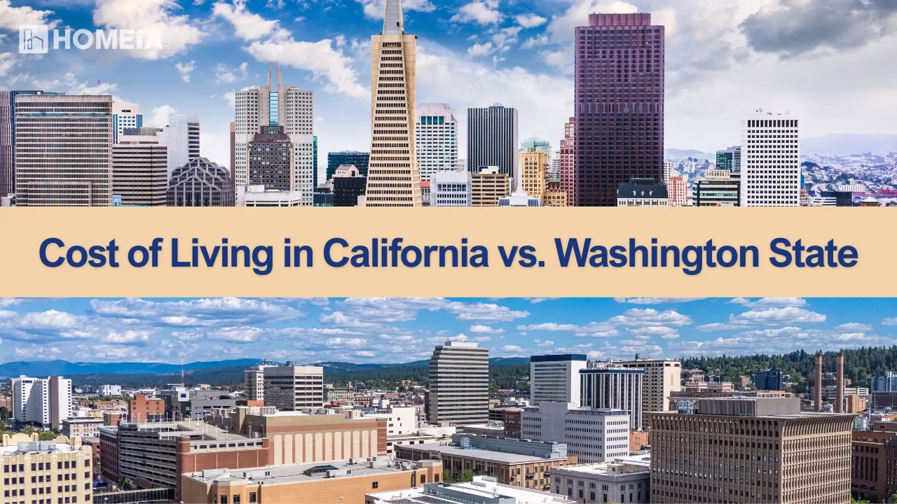 Cost of Living in California vs. Washington State