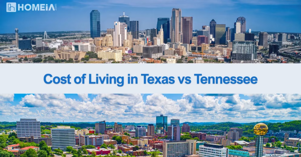 Cost of Living in Texas vs Tennessee