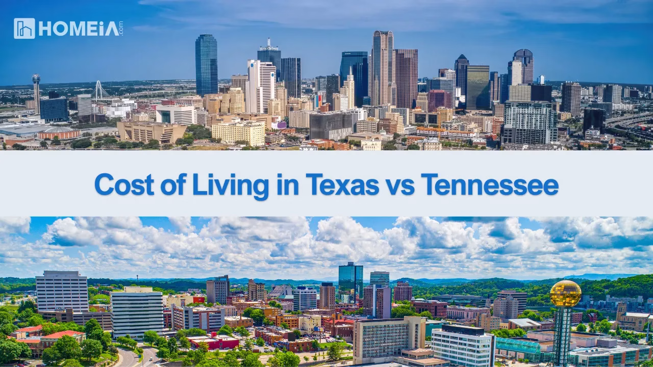 Cost of Living in Texas vs Tennessee
