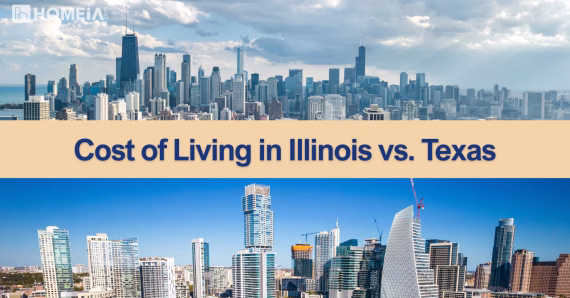 Cost of Living in Illinois vs. Texas