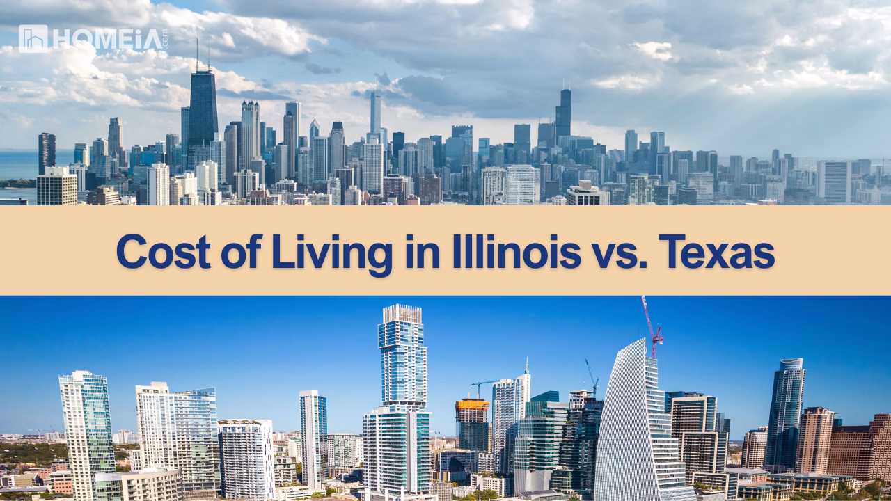 Cost of Living in Illinois vs. Texas