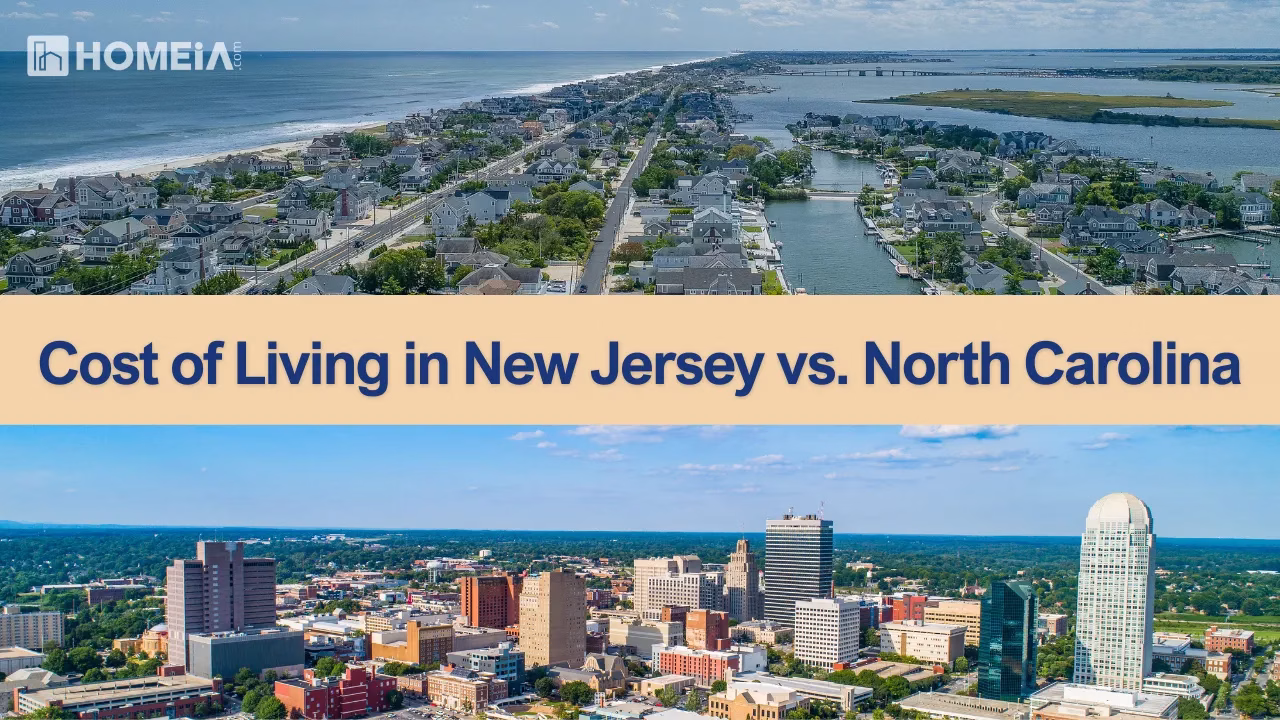 Cost of Living in New Jersey vs North Carolina