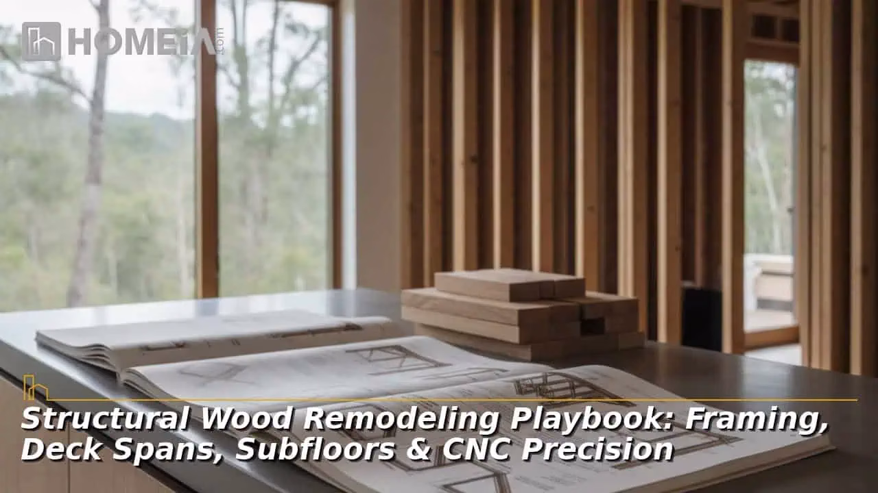 Structural Wood Remodeling Playbook_ Framing, Deck Spans, Subfloors & CNC Precision