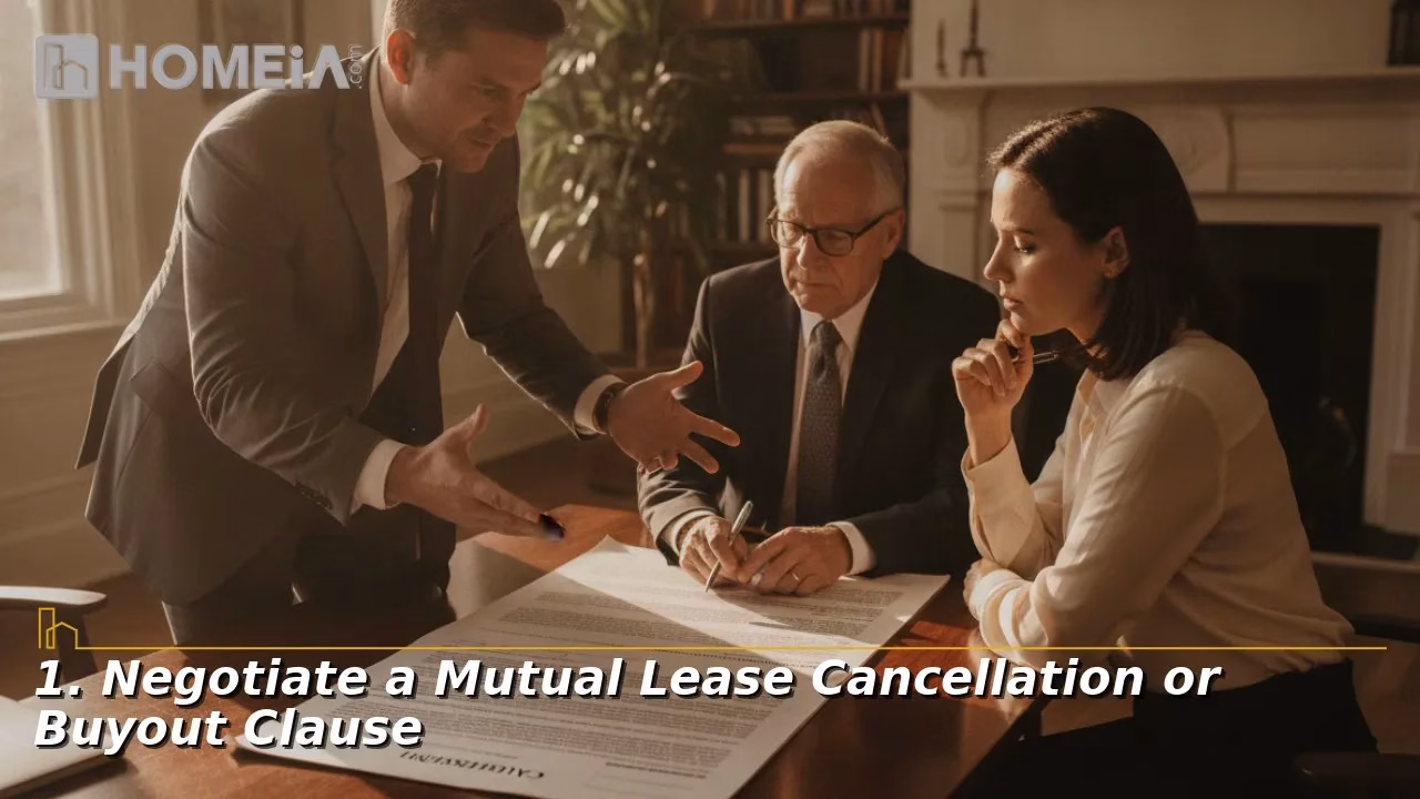 Negotiate a Mutual Lease Cancellation or Buyout Clause