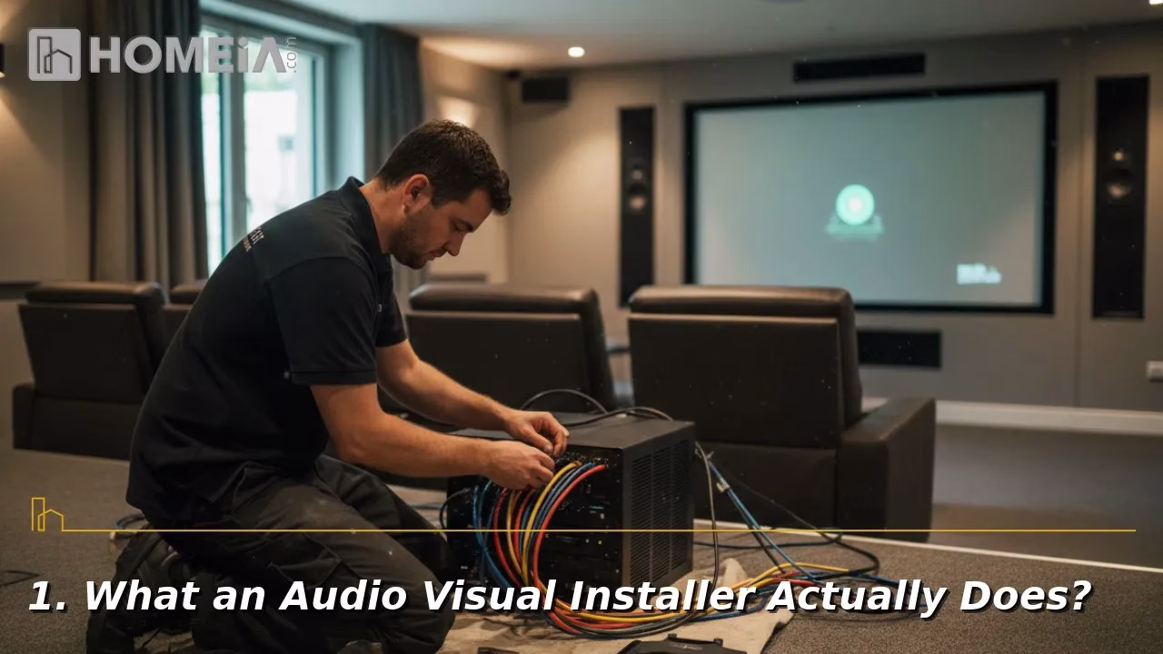 1. What an Audio Visual Installer Actually Does