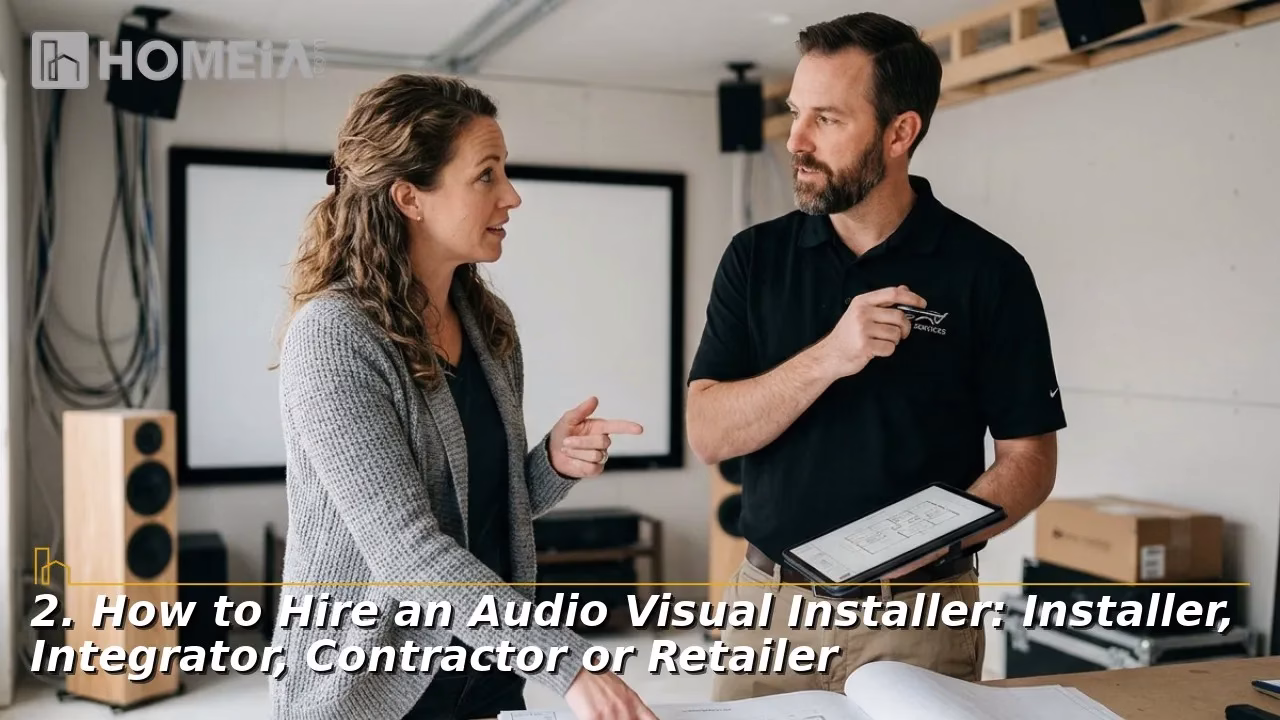 2. How to Hire an Audio Visual Installer Installer, Integrator, Contractor or Retailer