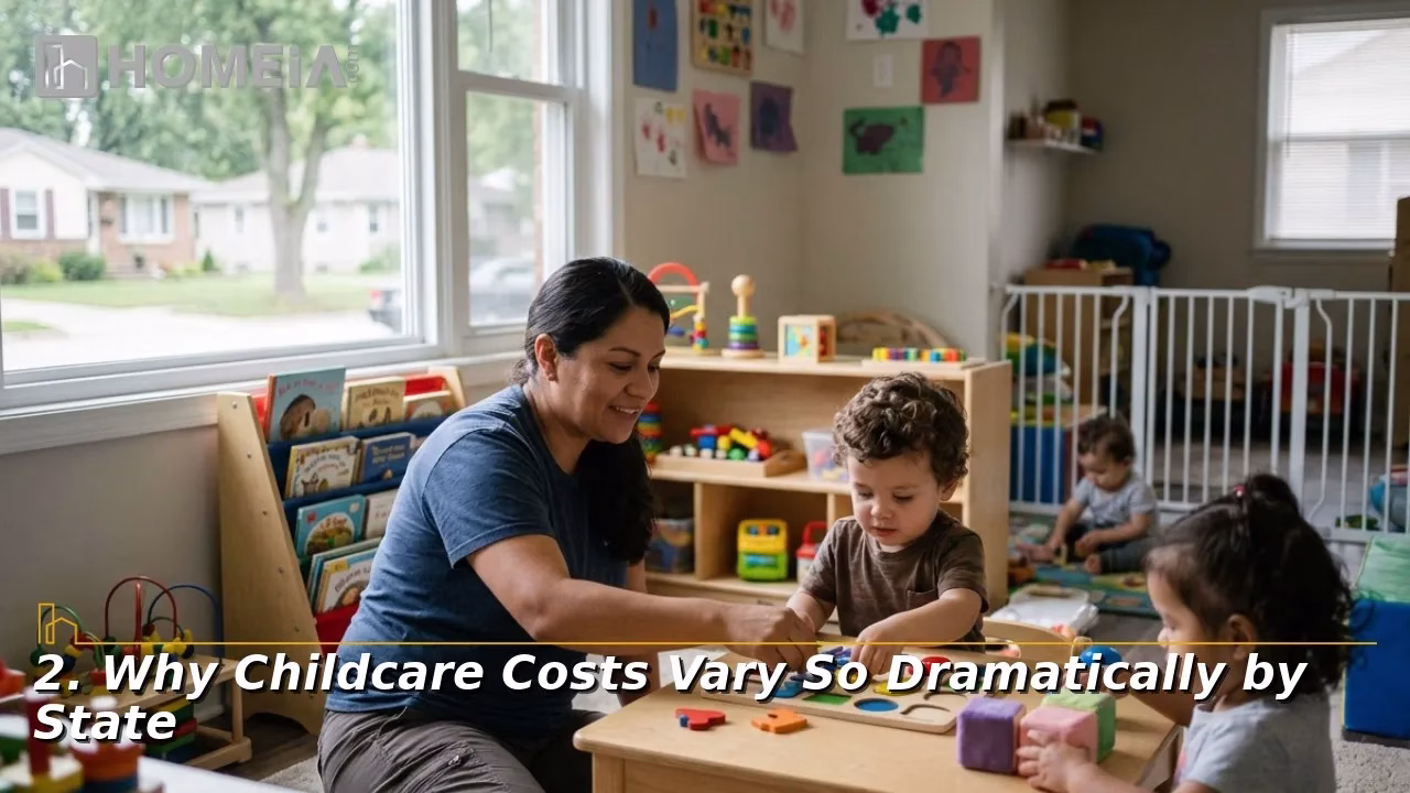 Children playing with toys, caregiver present.