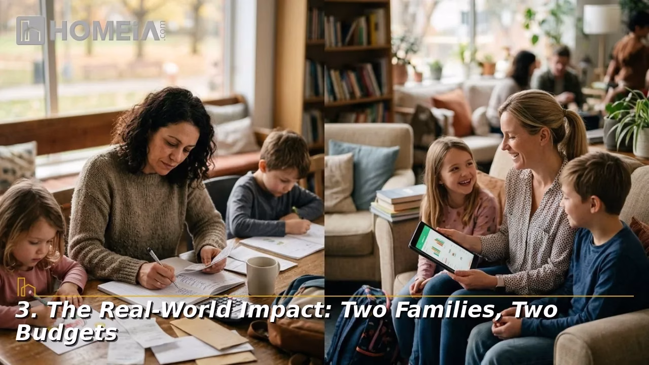 The Real-World Impact: Two Families, Two Budgets