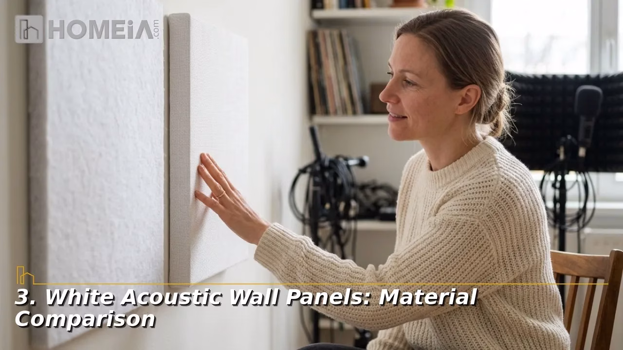 3. White Acoustic Wall Panels Material Comparison