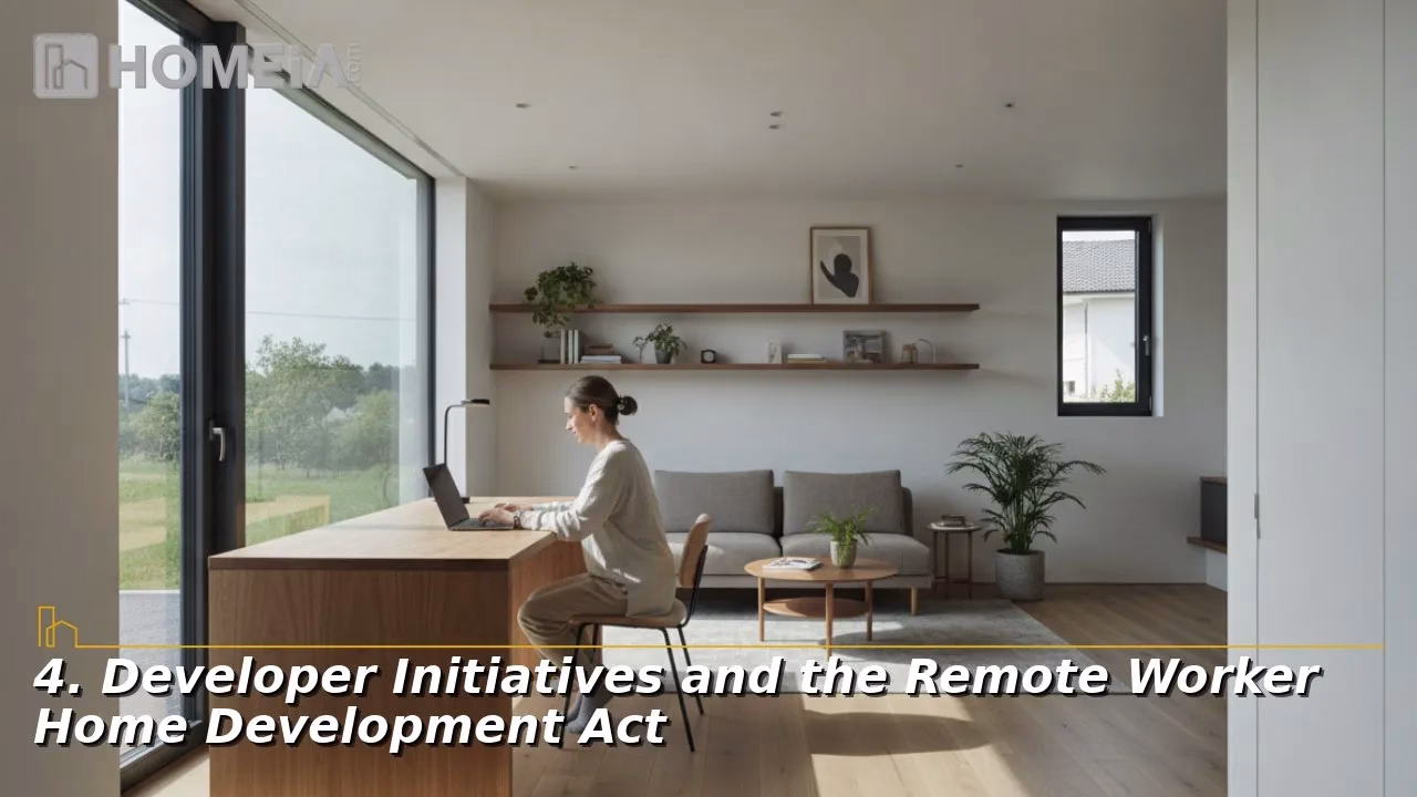 Developer Initiatives and the Remote Worker Home Development Act