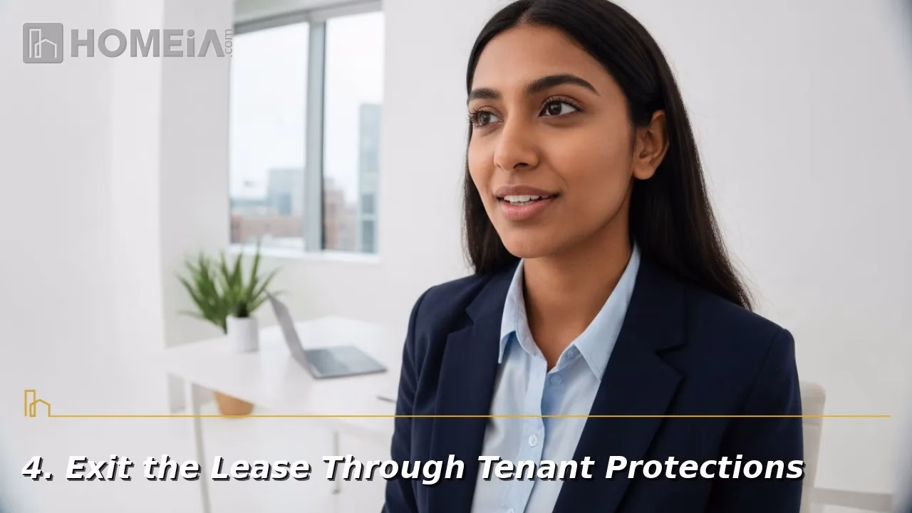 4. Exit the Lease Through Tenant Protections