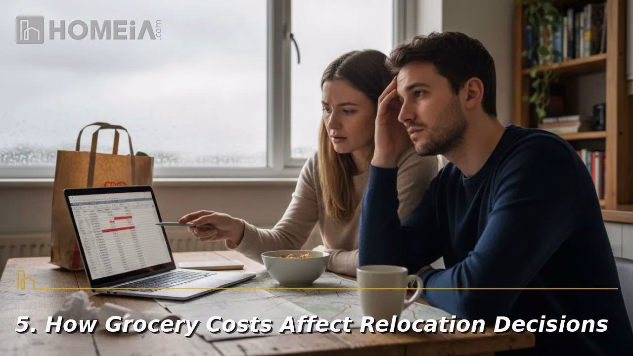 How Grocery Costs Affect Relocation Decisions