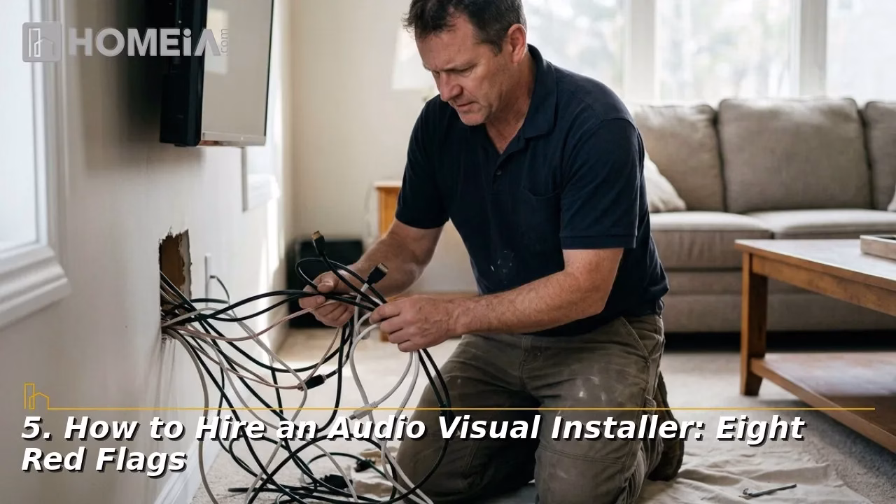 5. How to Hire an Audio Visual Installer Eight Red Flags