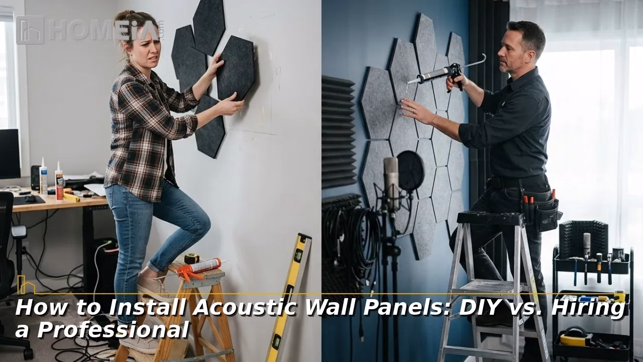 How to Install Acoustic Wall Panels_ DIY vs. Hiring a Professional.