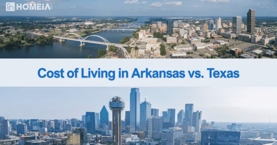Cost of Living in Arkansas vs. Texas