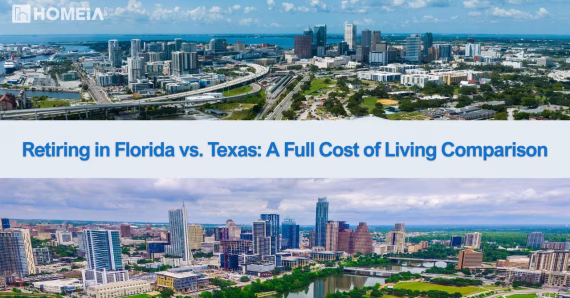 Retiring in Florida vs. Texas: A Full Cost of Living Comparison