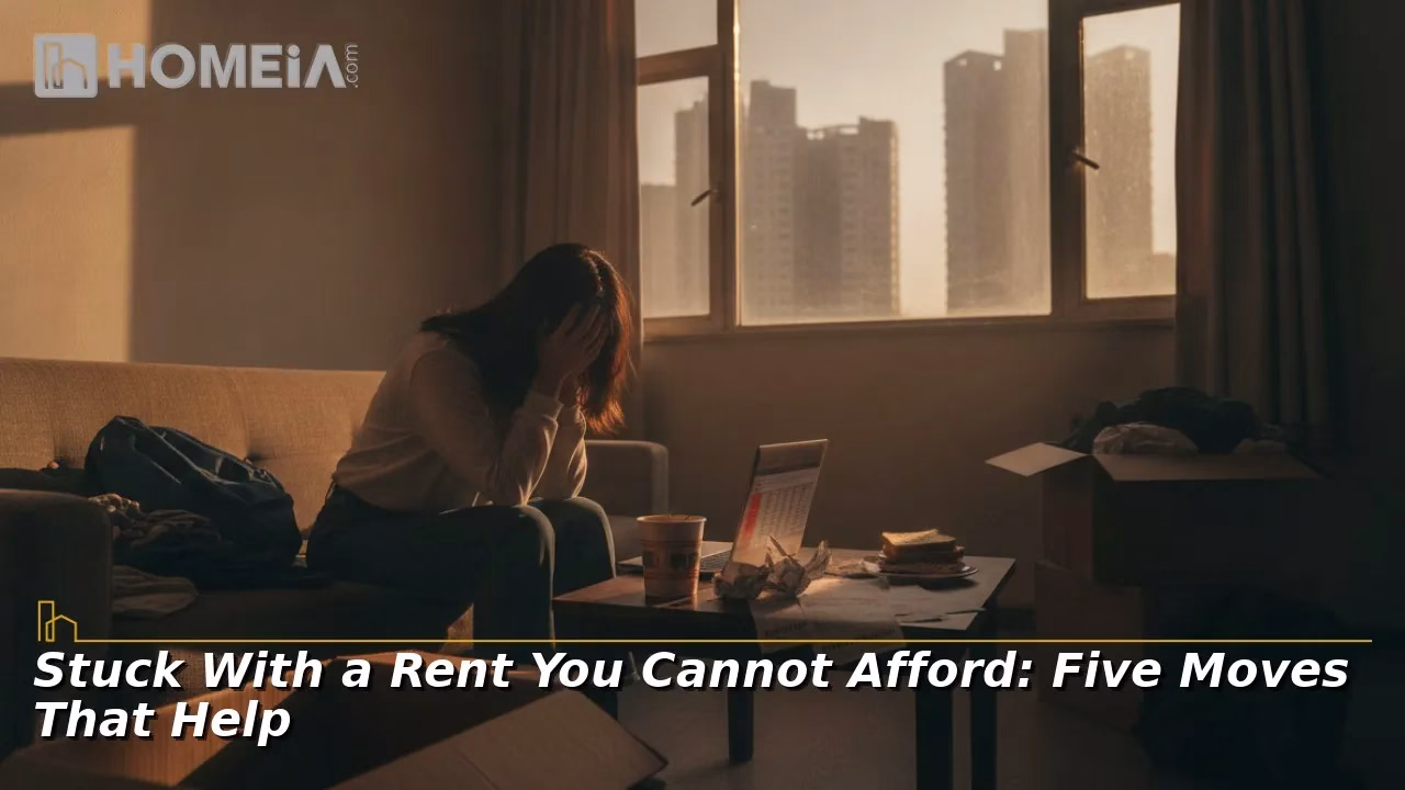 Stuck With a Rent You Cannot Afford Five Moves That Help