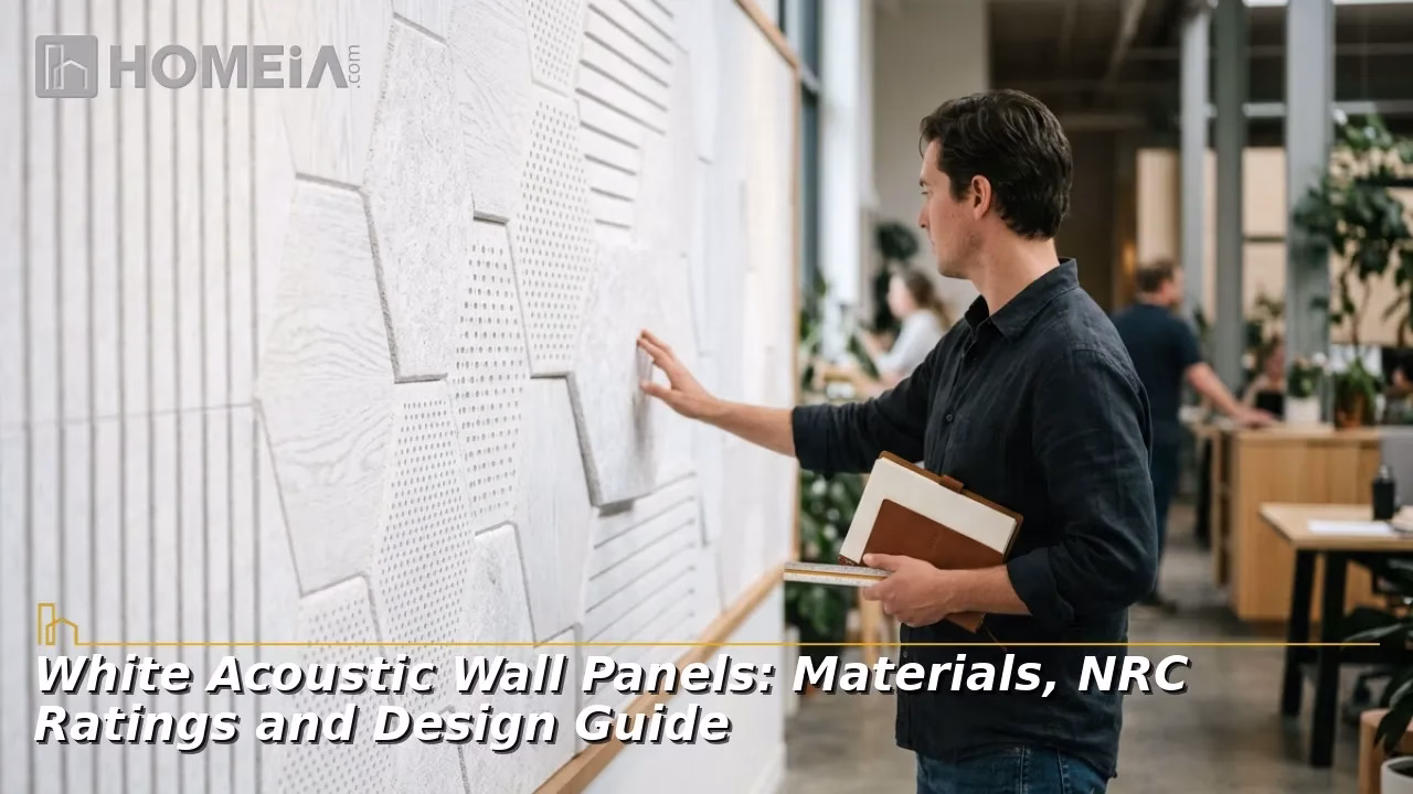 White Acoustic Wall Panels Materials, NRC Ratings and Design Guide