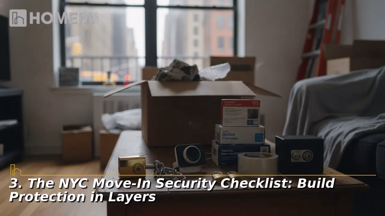 3. The NYC Move-In Security Checklist - Build Protection in Layers
