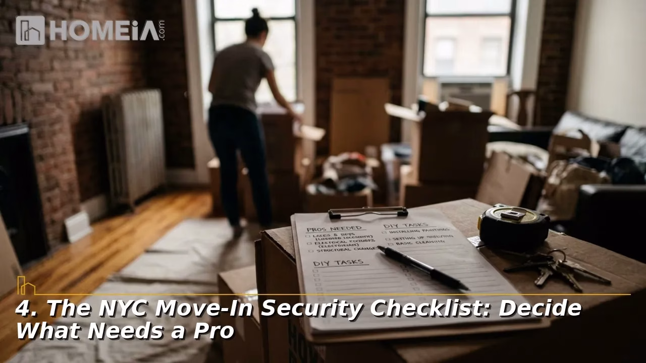 4. The NYC Move-In Security Checklist - Decide What Needs a Pro