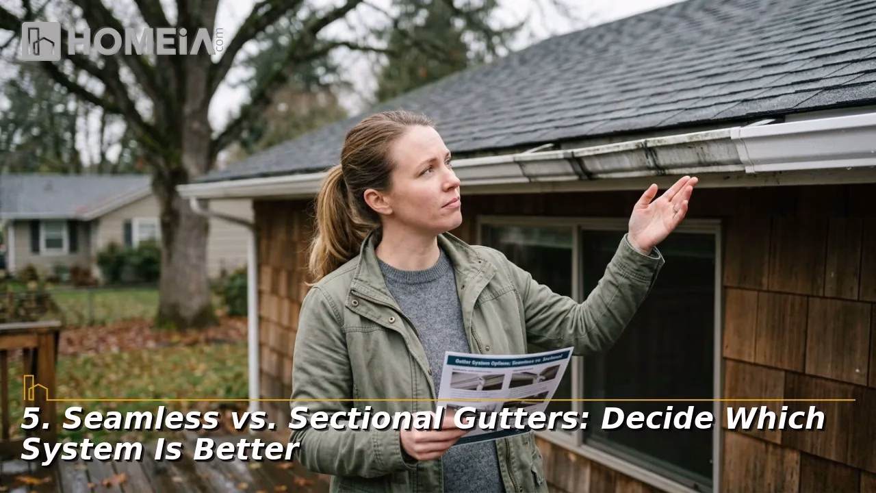 5. Seamless vs. Sectional Gutters - Decide Which System Is Better