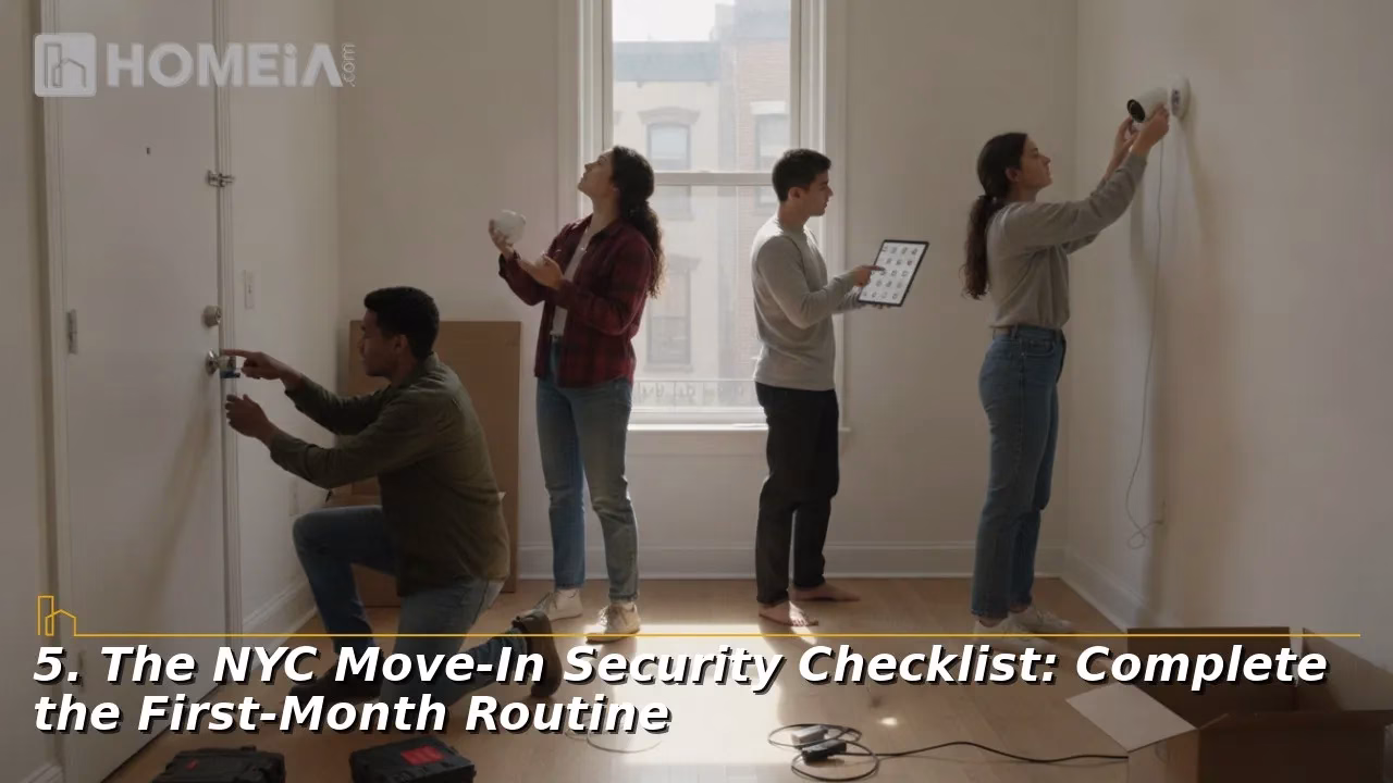 5. The NYC Move-In Security Checklist - Complete the First-Month Routine