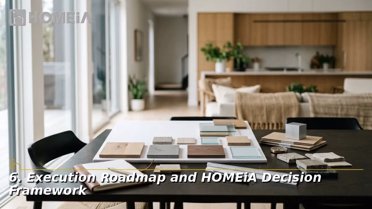 6. Execution Roadmap and HOMEiA Decision Framework