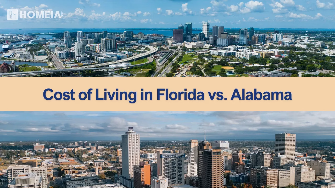 Cost of Living in Florida vs. Alabama