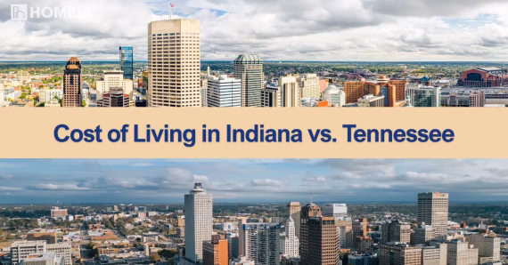 Cost of Living in Indiana vs. Tennessee